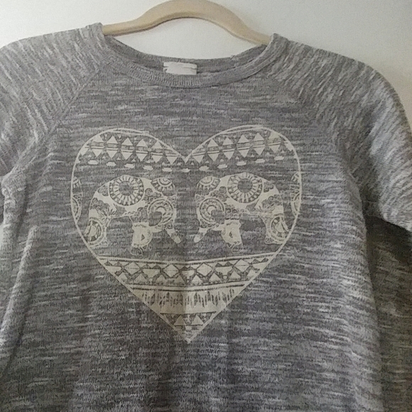 Jenna and jessie elephant print blouse girl 10/12 - Picture 2 of 4